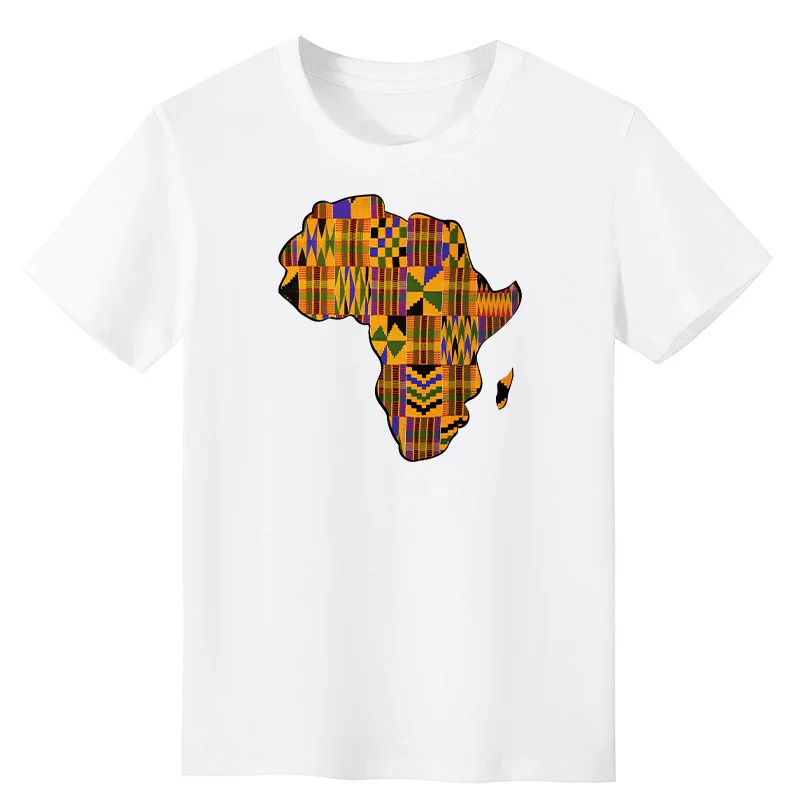 Patch For Clothing Map Of Africa Heat Transfer Patch Afro Women Thermal Sticker DIY Men T-Shirt Washable Patch Decals On Clothes