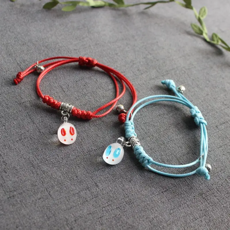 Mo Dao Zu Shi Cosplay Rabbit Bracelet Anime Grandmaster of Demonic Cultivation Wei Wuxian Lan Wangji Handmade Bracelet Jewelry
