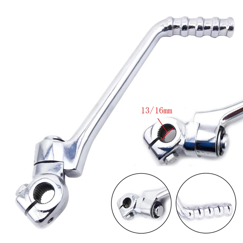 

Kick Start Lever Start Pedal 13mm 16mm Hole For 50cc 70cc 90cc 110cc 125cc 140cc 150cc 160cc KAYO SSR SDG BSE Dirt Pit Bike