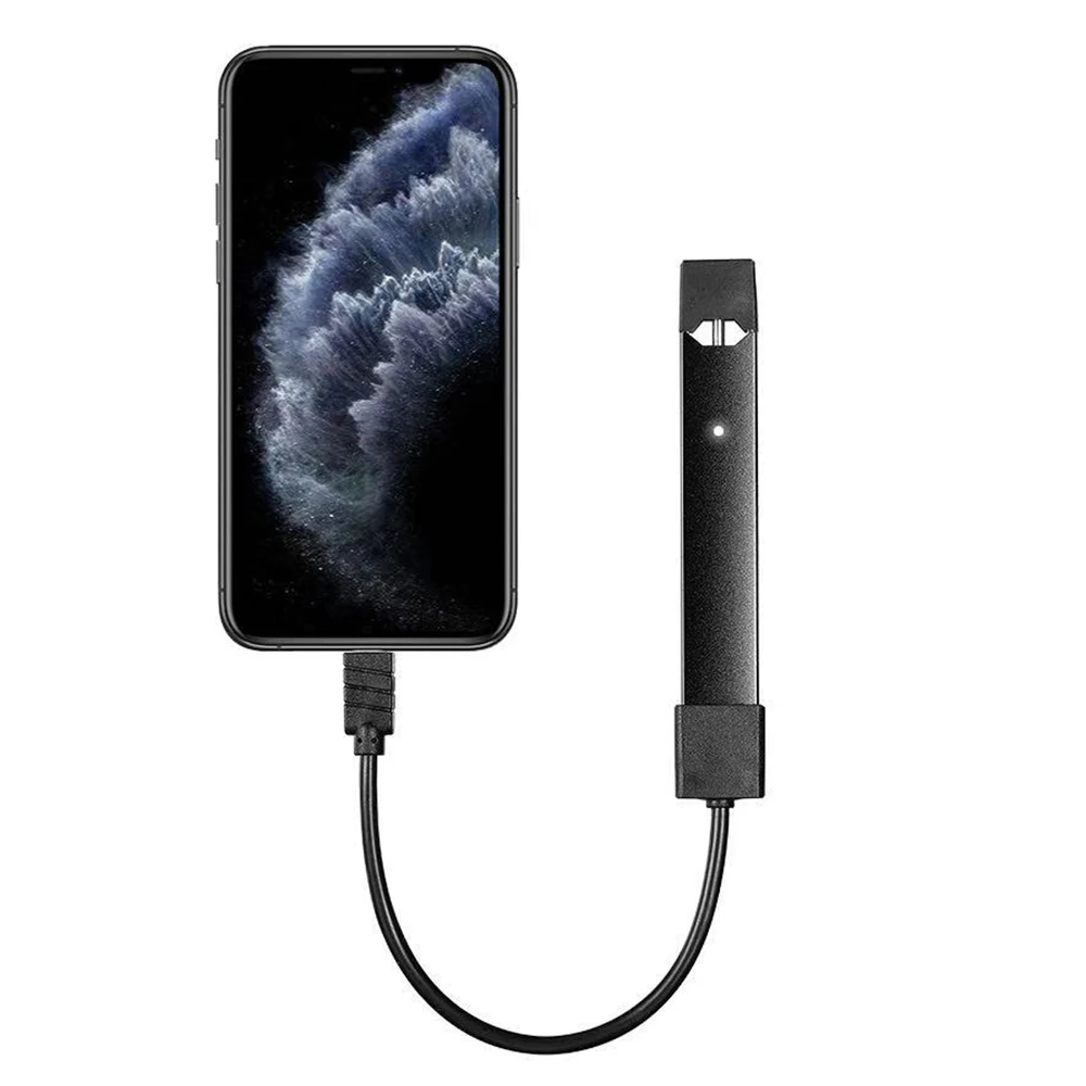 شاحن محمول جديد ل E-السجائر JUUL شحن سلك كابل يو اس بي المصغّر USB ونوع-C