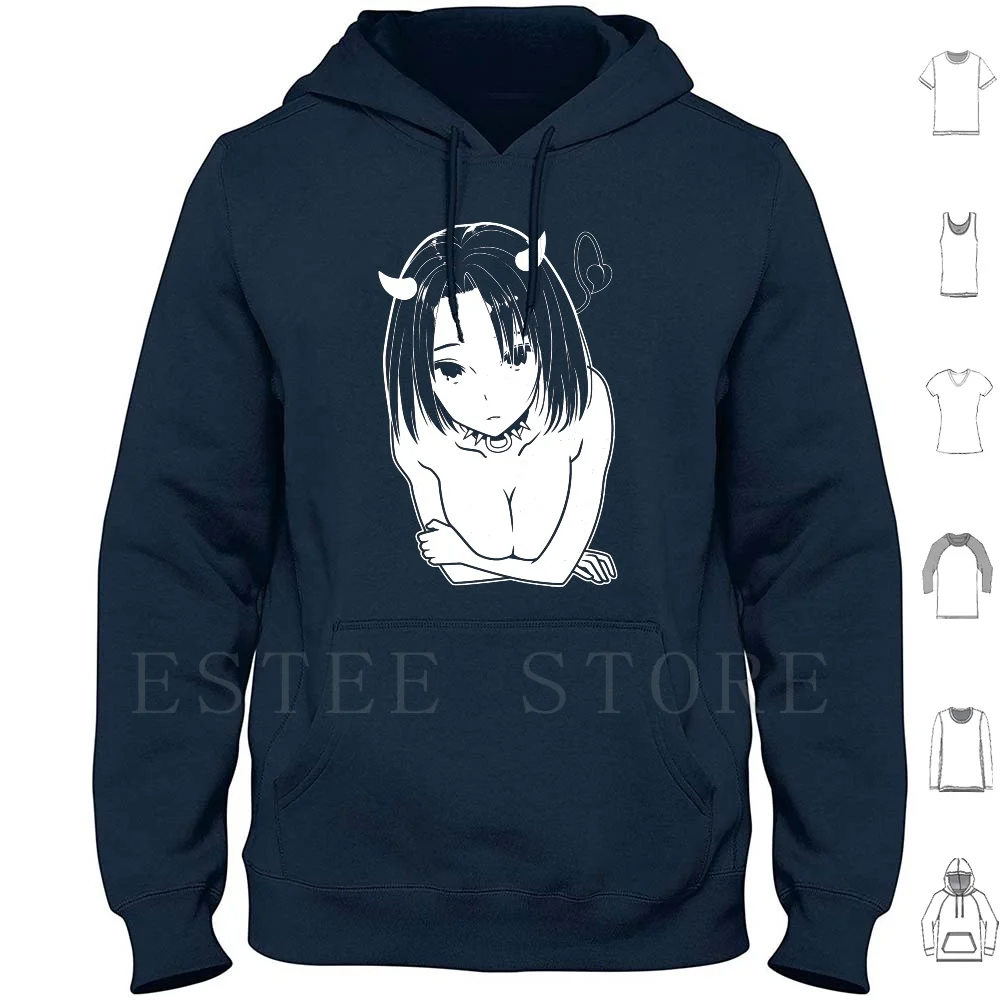 Innocence Hoodies Long Sleeve Anime Waifu Lewd Hentai Sleeve Weeb Ecchi Succubus