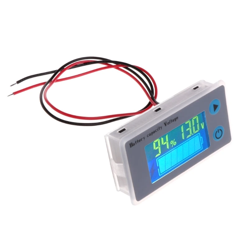 10-100V Universal Battery Tester Capacity Voltmeter Tester Charging System Analyzer with LCD Display Car Lead-acid Indicator