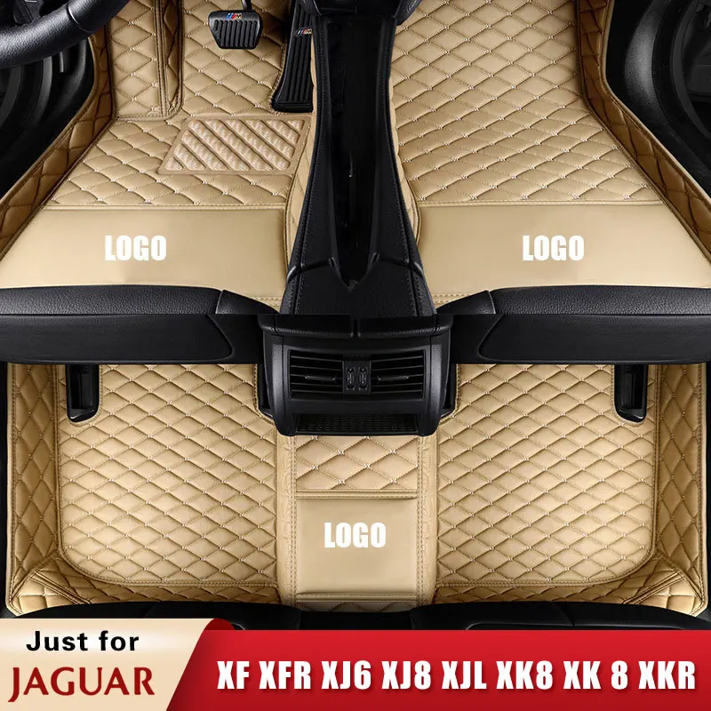 

Car Floor Mats for Jaguar XF XFR XJ6 XJ8 XJL XK8 XK 8 XKR Sedan Convertible Sportbrake Coupe Custom Auto Mat Carpet Accessories