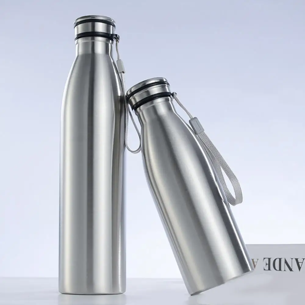 

1000ml Stainless Steel Bottle Waterbottle Portable Large-capacity Outdoor Tourism Sports Water Bottle Leakproof Camping Bottle