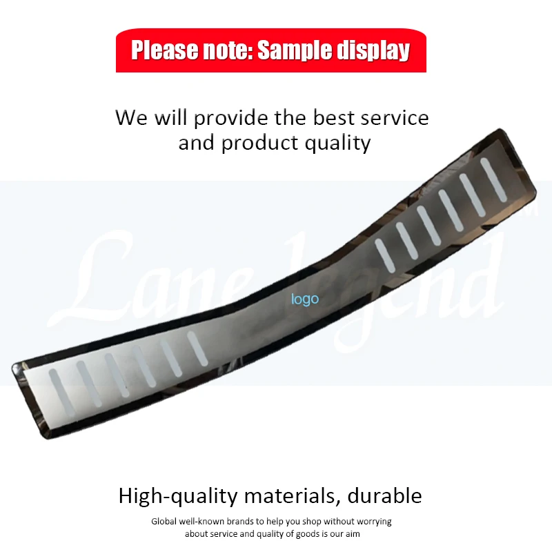 stainless steel Rear Bumper Protector Sill Scuff Plate/Door Sill Door Sill for Ford Mondeo 2013-2019 Car Stickers Overlay