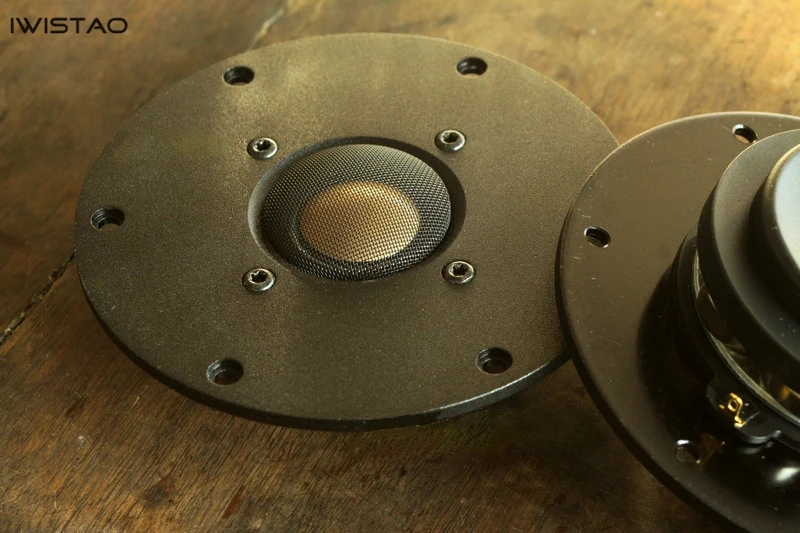

IWISTAO Lightweight Silk Edge Beryllium Copper Film Tweeter Driver Unit Neodymium Magnetic 106mm Aluminum Alloy Panel