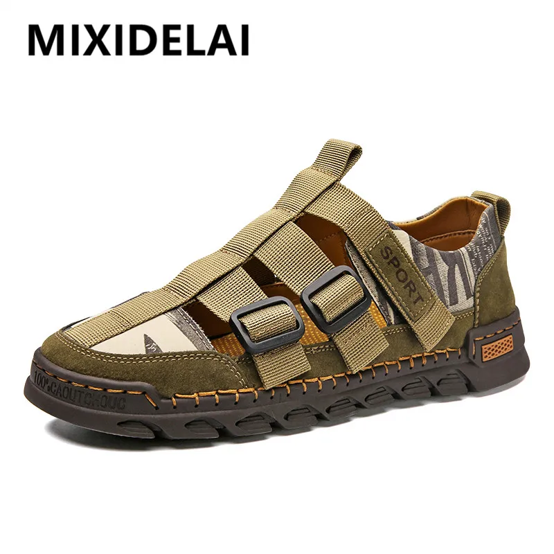 Fashion Light Casual Shoe Men's Beach Sandals 2023 Summer Gladiator Men's Sandals Outdoor Roman Sandals Breathable Men Shoes