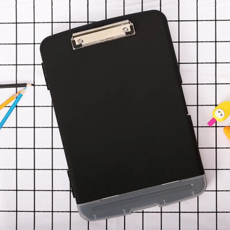 Klassieke Multifunctionele Bestandsmap Organisator Plastic Klembord Doos Case Pennenhouder Briefpapier Kantoorbenodigdheden