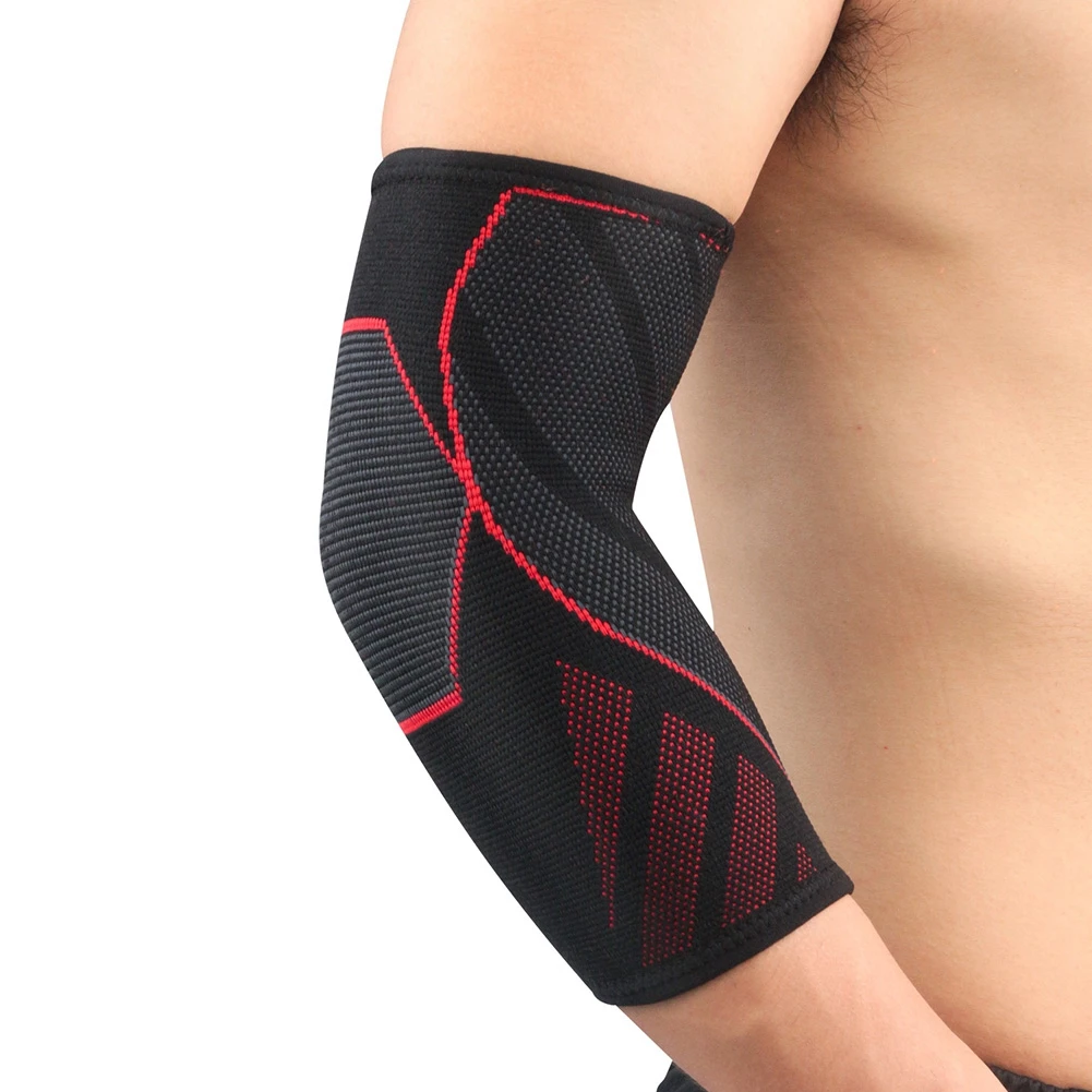 1PCS Elbow Support Elastic Gym Sport Elbow Protective Pad Absorb Sweat Sport Basketball Arm Sleeve Elbow Brace