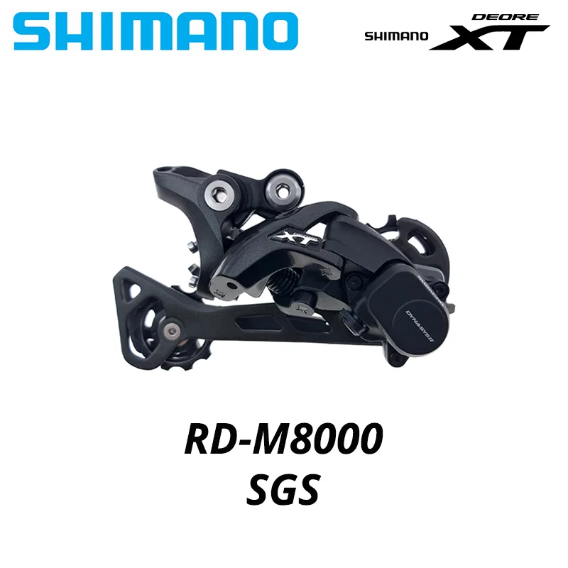 SHIMANO DEORE XT M8000 - Rear Derailleur - Medium/Long Cage - SHIMANO SHADOW RD+ - 11-speed for Mountain MTB Bike Original Parts