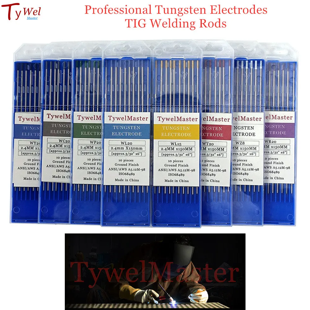 eletrodos de tungstenio de soldagem tig hastes de soldador tocha wt20 wl20 wl15 wz8 wr20 e3 wp26 wp17 wp9 01