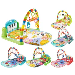 Música do bebê Play Mats, Piano Gym, Brinquedos recém-nascidos, Playmat infantil, Aprendizagem Educação Brinquedos, barriga Tempo Crawling Mat Tapete, 0-12 Meses