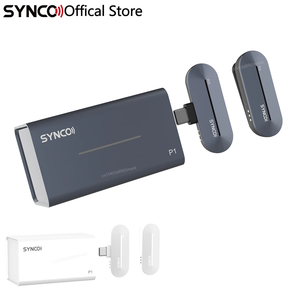 

SYNCO Wireless Microphone P1L,P1T,P2L,P2T for Smartphone Karaoke Audio Video Shooting Camera Professional Lapel Portable mic