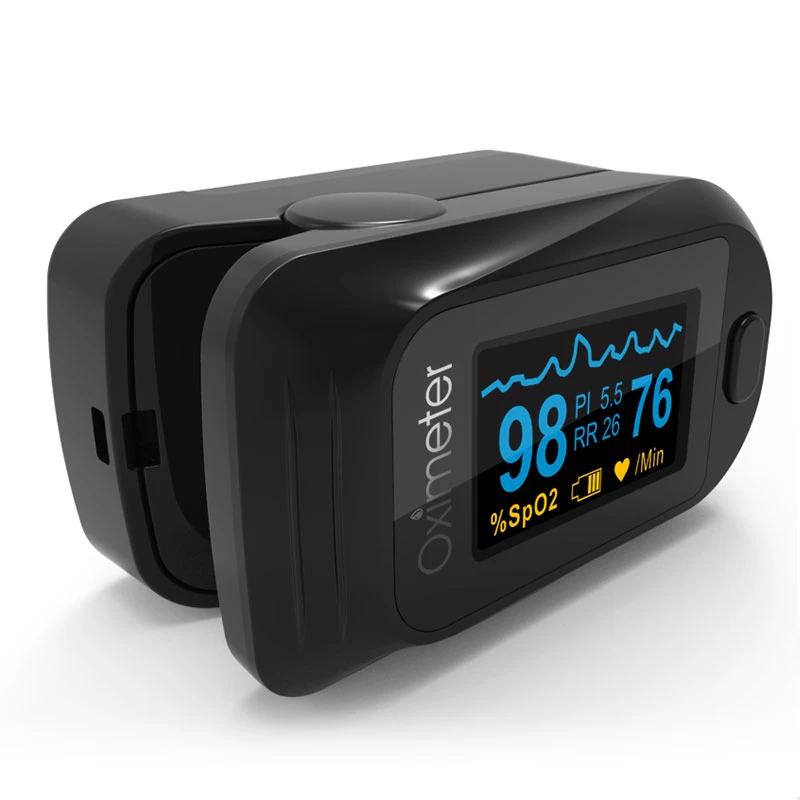 Family Health Care Pulse Oximeter SPO2 Oled Medical Portable Blood Oxygen With Respiratory Rate Finger Oximetro De Dedo de pulso