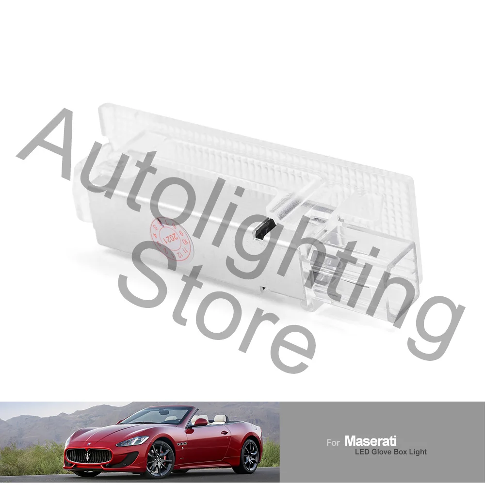 1x светодиодный светильник для перчаток для Maserati GranCabrio GranTurismo 2010-2019 Quattroporte M139 2003-2012, лампы для перчаточного отсека