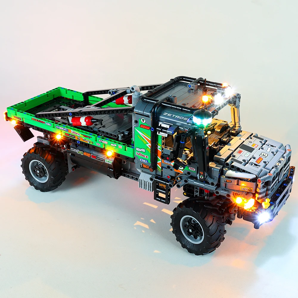 EASYLITE LED Light Up Kit For 42129 4x4 Mercedes-Benz Zetros Trial Truck DIY Toy Building Blocks Lighting Kit NOT Include Model