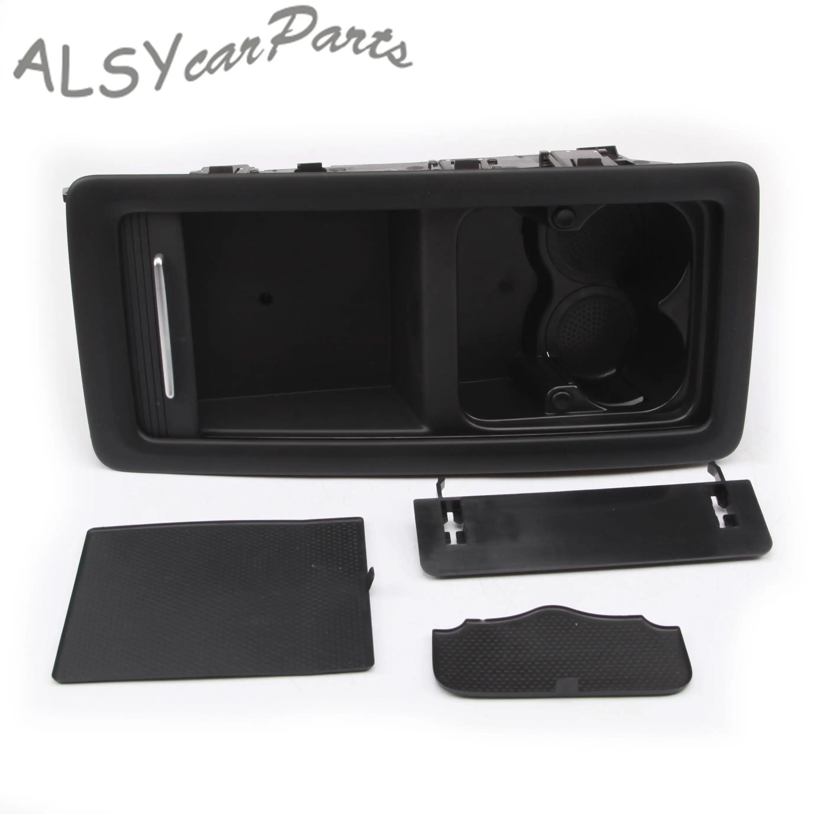 For VW CC Passat CC 2009-2012 Seat Bench Central Storage Box Tray Black Plastic Stowing Tidying Box 3C8 885 977 3C8 863 328 A