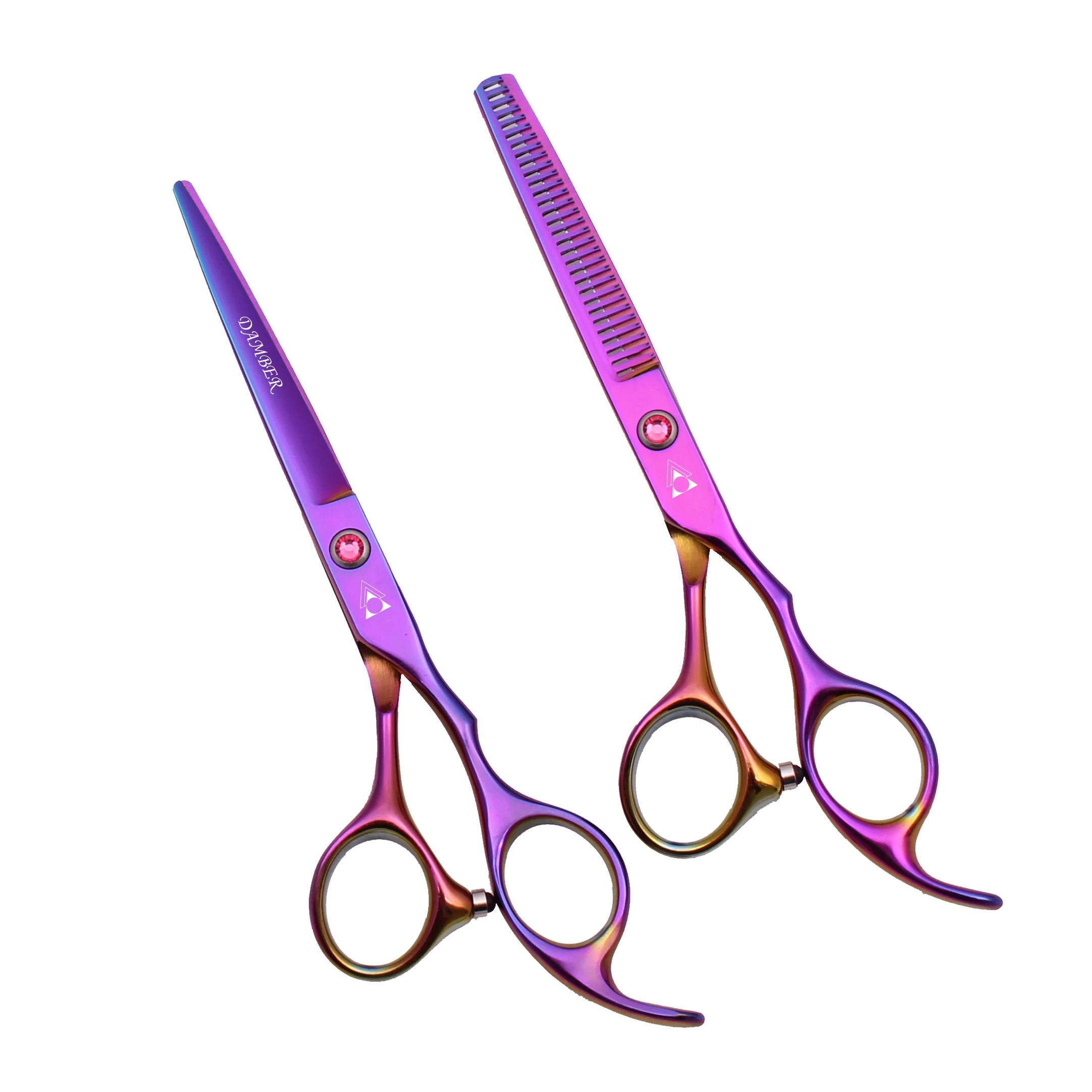 Haarschere 5,5 6,0 Professionelle Friseurschere Effilierschere Friseurscheren-Set Haarschneideschere 440C Japan Steel 888 # – Detail 9