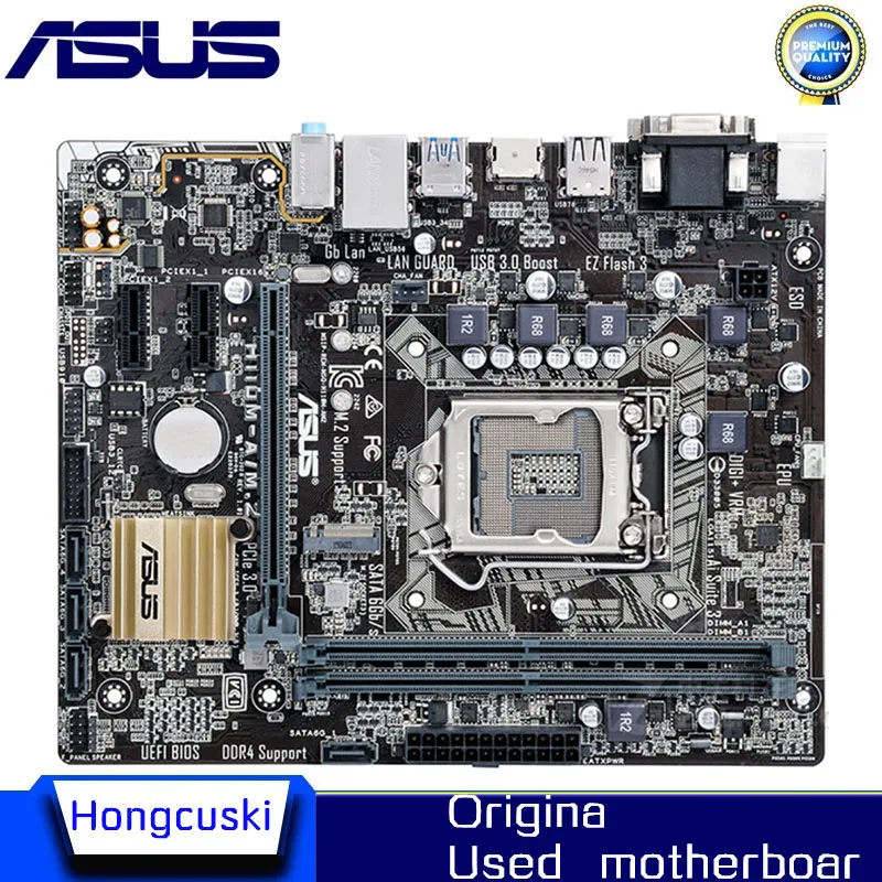 

For ASUS H110M-A/M.2 Used original motherboard Socket LGA 1151 DDR4 H110 Desktop Motherboard