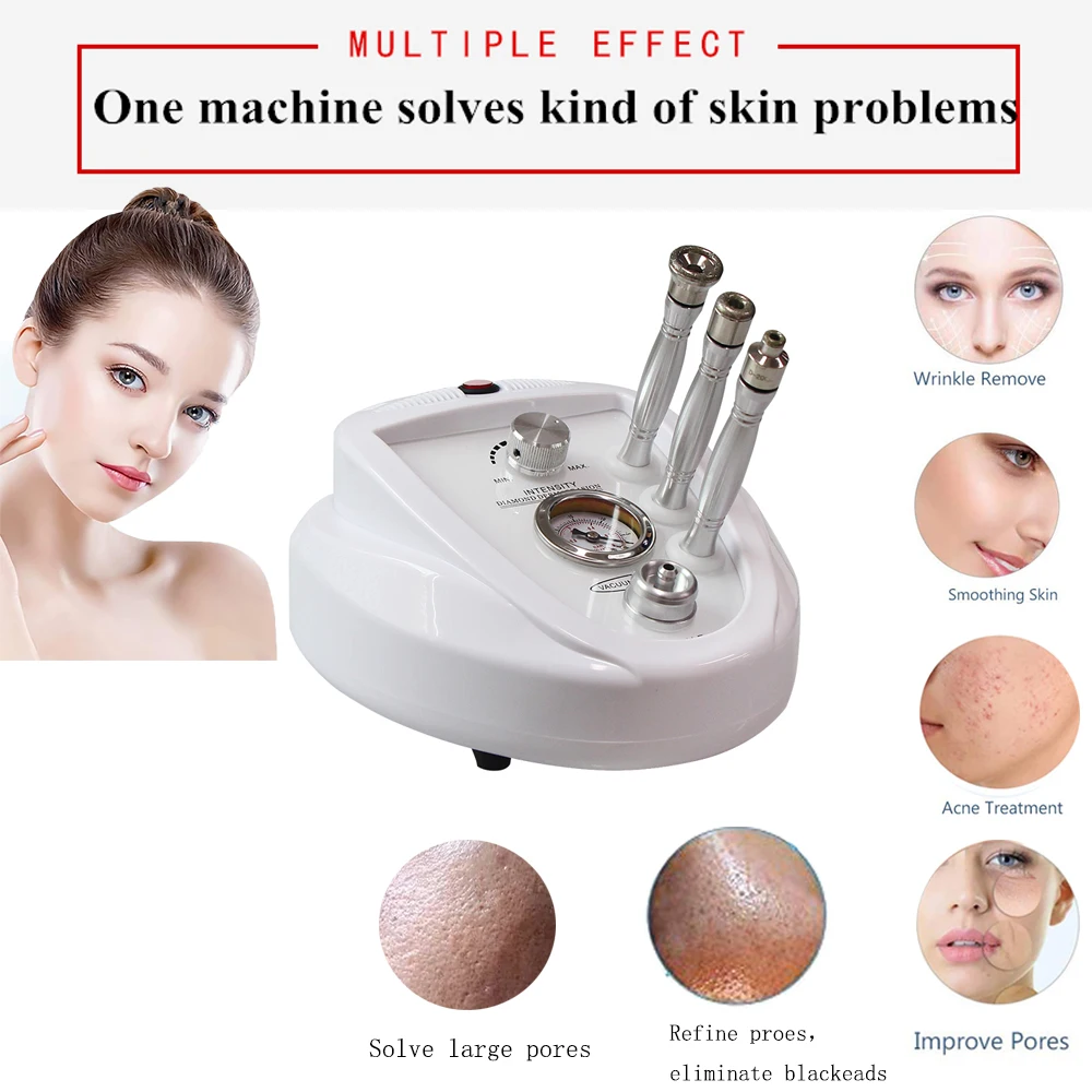 Mini Portable  Diamond Microdermabrasion Machine Suction Power Professional Dermabrasion Home Use Facial Skin Care Equipment