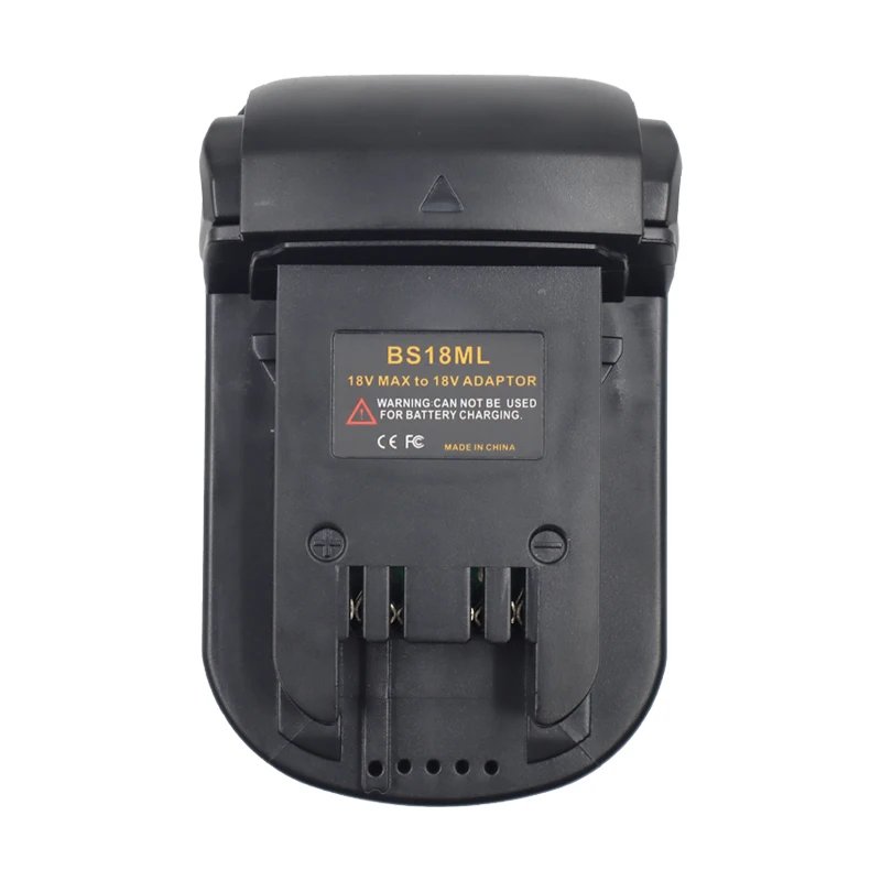Conversor Adaptador dawupine BS18ML Uso Para Bosch 18V Li-ion Battery On Para Milwaukee 18V Lithium Electric Power Tool