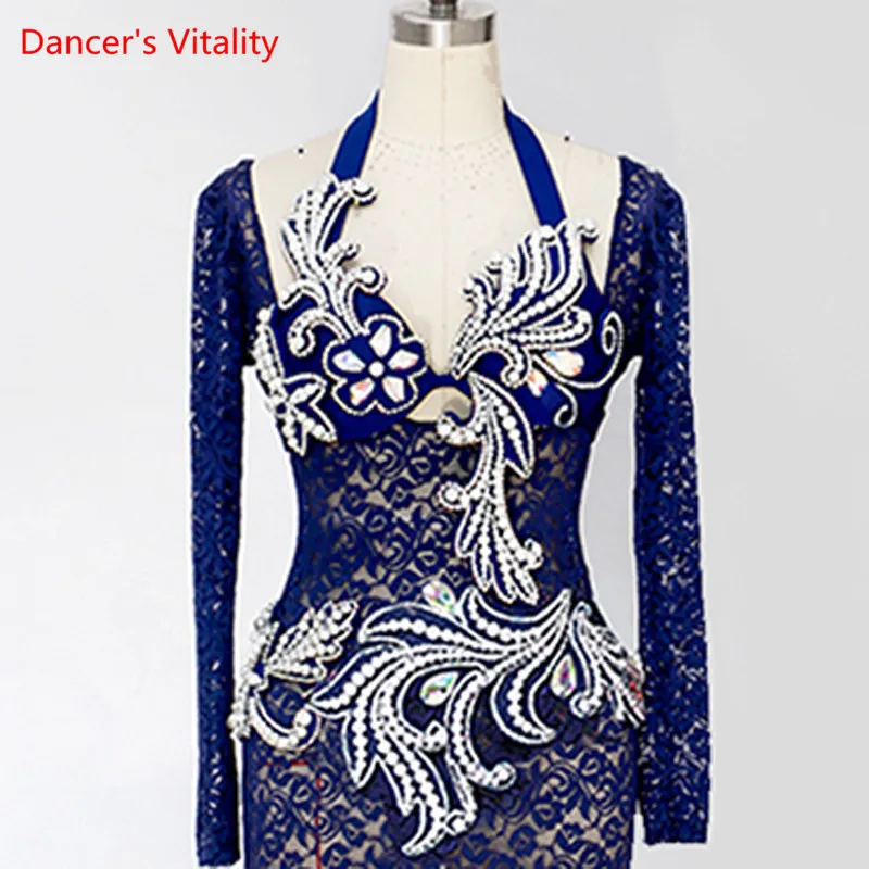 Belly Dance Competition Clothing Dress for Women Bellydance Bra Belt Robe Baladi Shaabi Robes Customzied Oriental Dance Wear