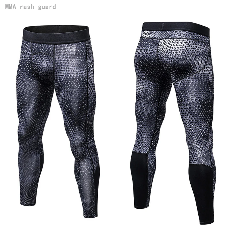 

Men's Running Leggings Gym Fitness Bottom Compression Tights Sweat Quick Dry Jogging Second Skin Yoga stretch long pants