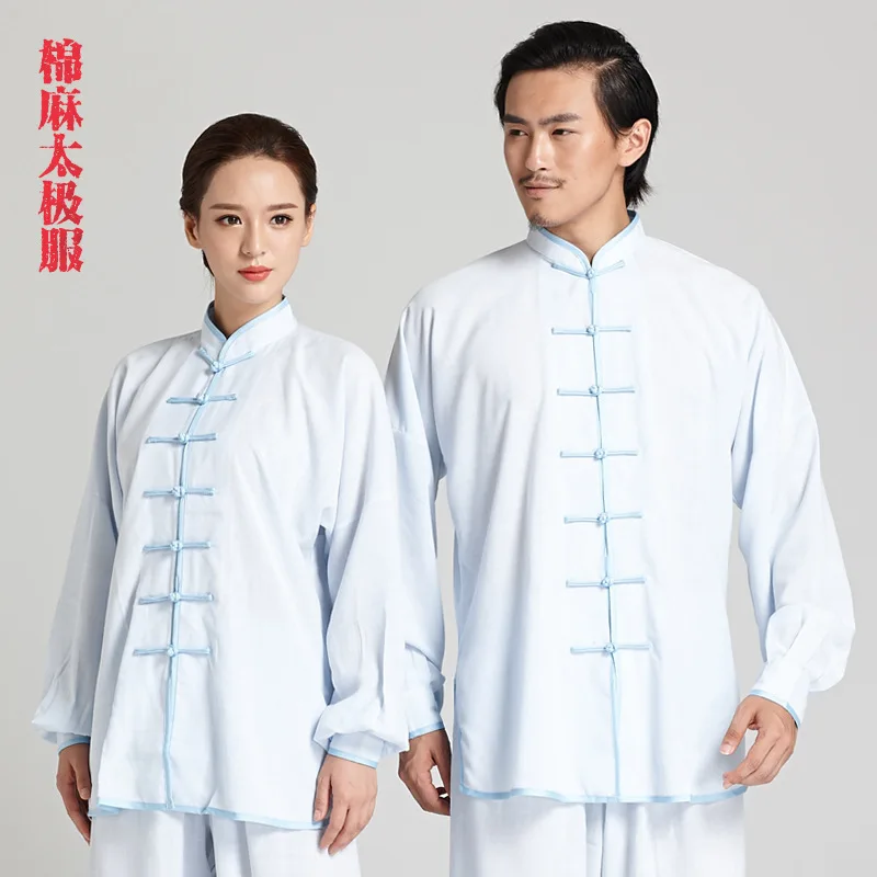 Spring And Summer New Style Tai Chi Women's Cotton And Linen Breathable Adult Middle-aged And Elderly Martial Arts Suit