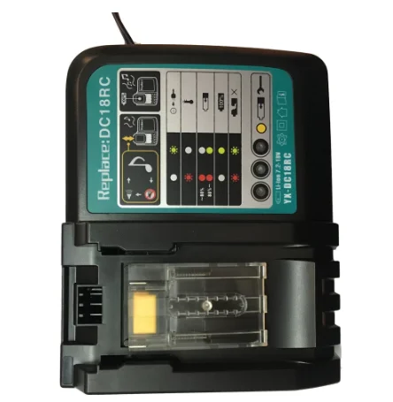 เครื่องชาร์จแบตเตอรี่ Li-ion 6A 3A DC18RC สำหรับ Makita 7.2V-18V BL1830 Bl1430 DC18RC DC18RA ที่ชาร์จ1A