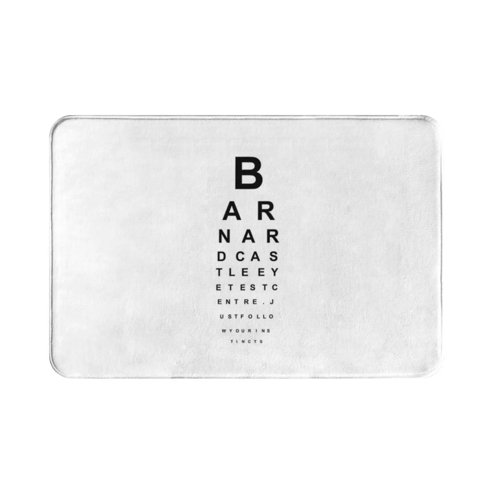 Barnard Castle Eye Test Carpet Mat Rug Cushion Soft Non-Slip Barnard Castle Barnard Castle Cummings Dominic Cummings