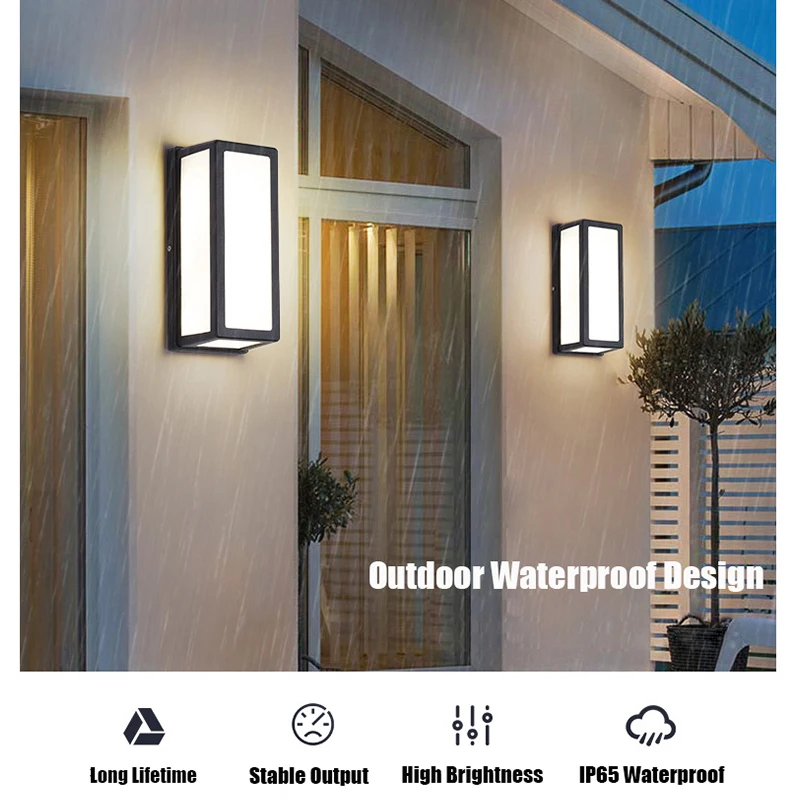 Led Outdoor Wall Lamp Led Outdoor Wall Light Waterproof Light Outdoor Led Light With Motion Sensor Light Outdoor Lighting Porch