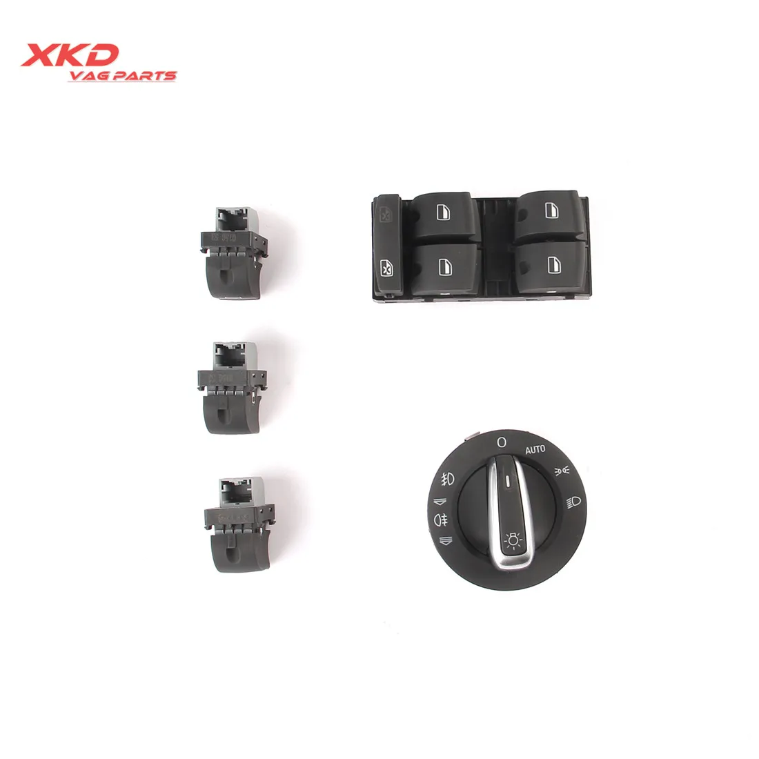 

Master Window & Headlight Switch Sets Fit For AU-DI A6 S6 C6 Allroad Q7 RS6 4F1 941 531 E 4F0 959 851 F