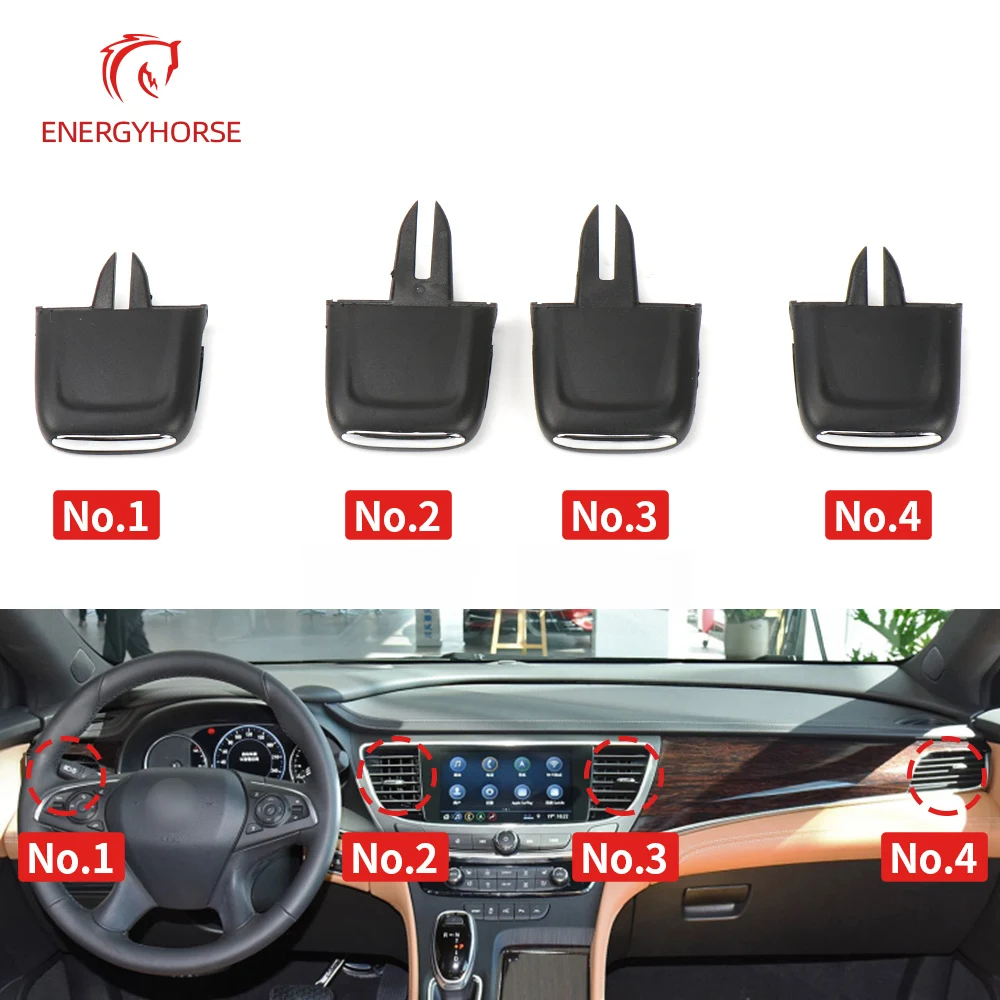 Car Front Rear AC Air Vent Outlet Tab Clip For Buick Lacrosse 2016-2021 Dashboard Air Conditioning Vent Outlet Paddle Clip