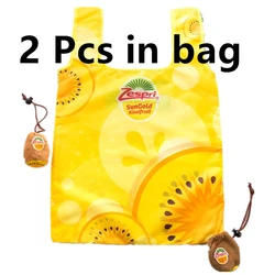 Costume Kiwi Offres Spéciales sac de courses réutilisable, 2 pièces, sac d'épicerie écologique en Polyester, grands sacs pliables personnalisés avec logo