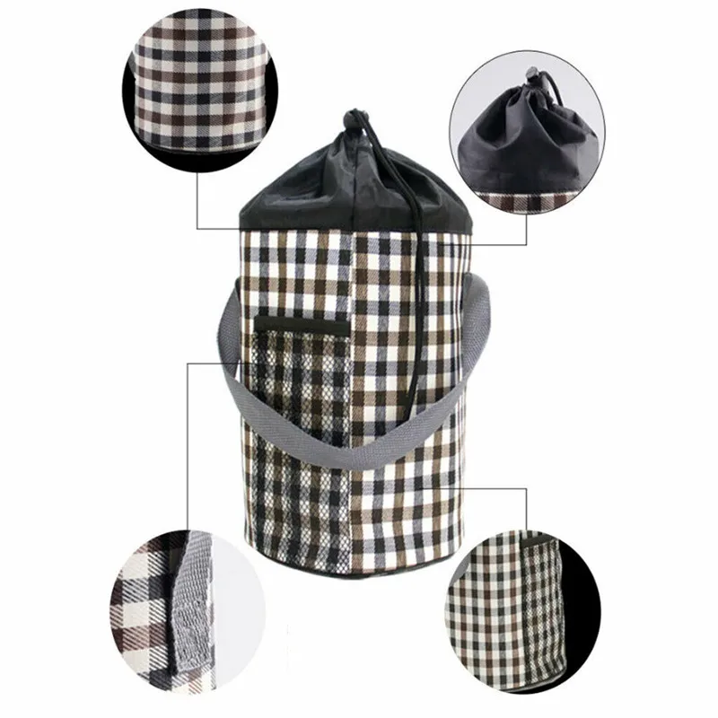 Bolsa de almuerzo portátil Oxford con aislamiento, fiambrera térmica, contenedor de almacenamiento para comida, Picnic, bolso enfriador, impermeable, Oxford