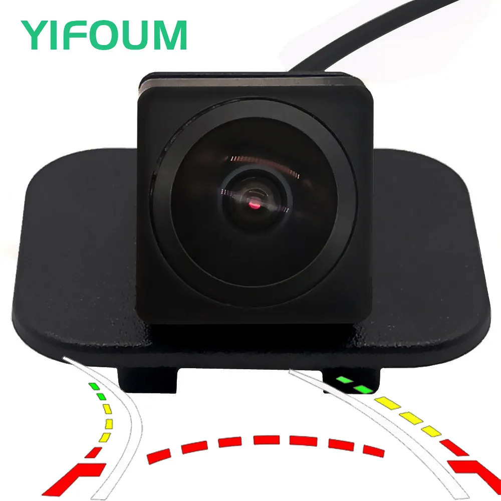 

AHD Fisheye 12LED Dynamic Trajectory Car Rear View Wireless Camera For Mazda CX-3 2015 2016 2017 2018 2019 Reverse Hole