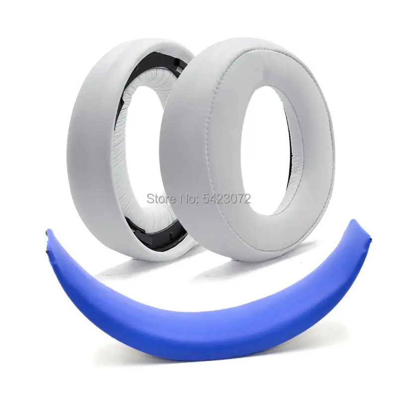 VEKEFF Замена уха подушечки подушки + повязка на голову для SONY gold Беспроводной PS3 PS4 7,1 виртуальным объемным звуком CECHYA-0083 наушников