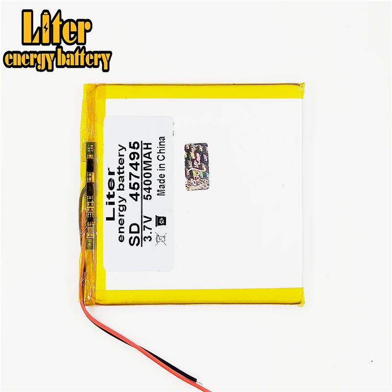 Tablet pc 3.7V 5400mAH (polymer lithium ion battery) Rechargeab battery for tablet pc 7 inch 8 inch 9inch [457495]