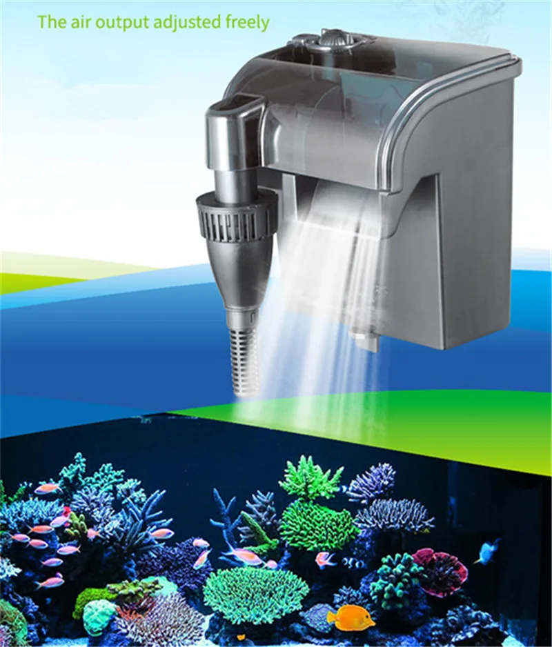 SOBO ryby filtr zbiornika cichy sprzęt do filtracji małe 3-in-1 akwarium zewnętrzny filtr wodospadowy pompa WP-303H WP-606H WP-607H