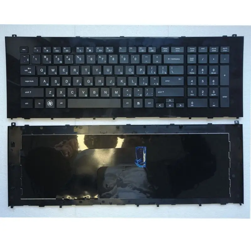 Russian laptop Keyboard for HP PROBOOK 4710 4710s 4750S RU BLACK With Frame