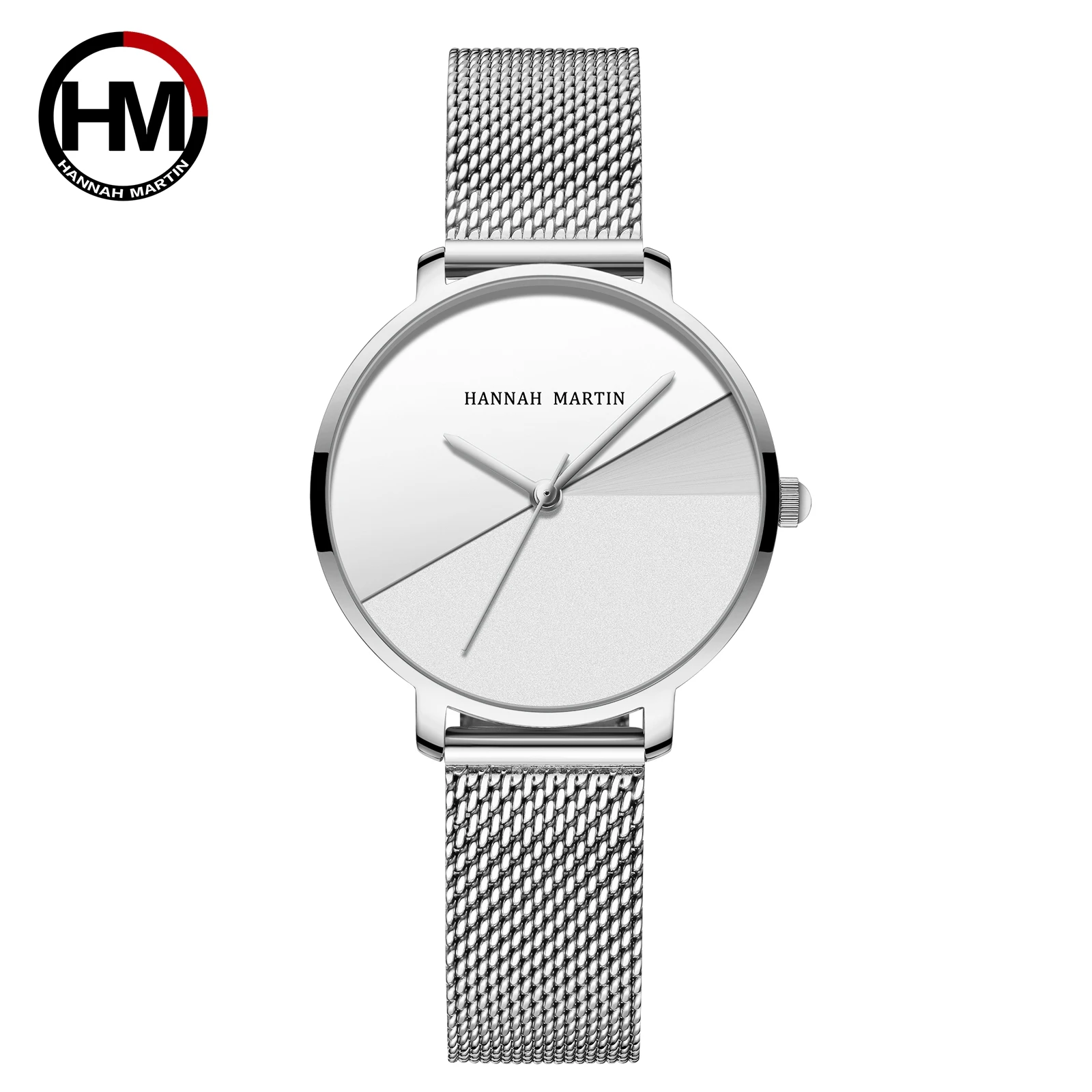 Fashion Japanese Quartz Movement Ladies Watch Luxury Design Private Drand Stainless Steel Mesh Belt Waterproof Ladies Wristwatch