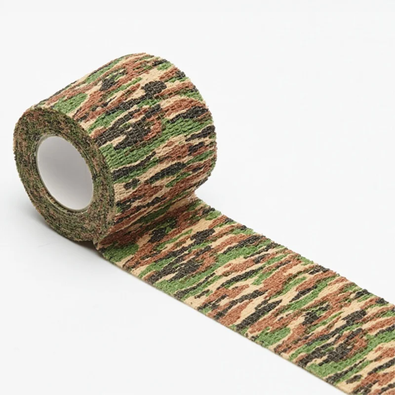 Camouflage Bicycle Protective Sticker Non-Woven Retractable Scratch-Resistant Tape for Mountain Bike Frame Front Fork Protective