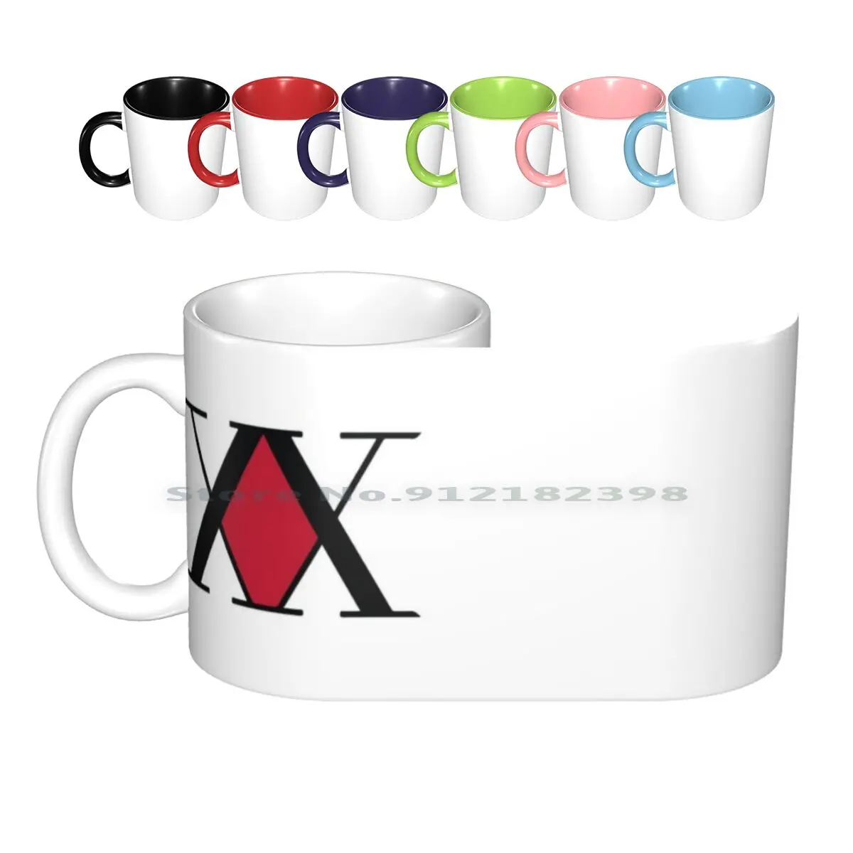 Hunter Logo Ceramic Mugs Coffee Cups Milk Tea Mug Hunter Hunter Hh Anime Gon Hisoka Killua Manga Kurapika Leorio Hunter Japan