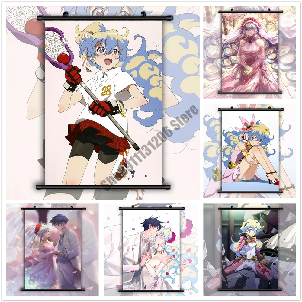 5D DIY Diamond Painting Tengen Toppa Nia Teppelin Anime Embroidery Diamond Mosaic Full Cross Stitch Kits Christmas Home Decor