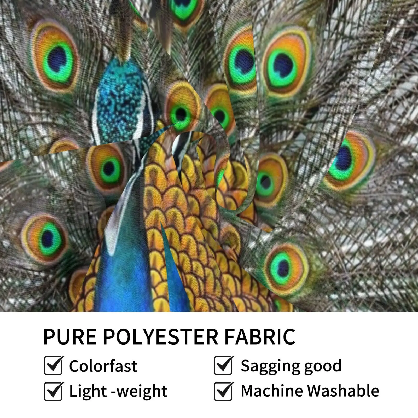 Colorful Peacock Dance Tapestry Living Room Bedroom Colorful Peacock Dance Peacock Rain Dance Peacock Opening