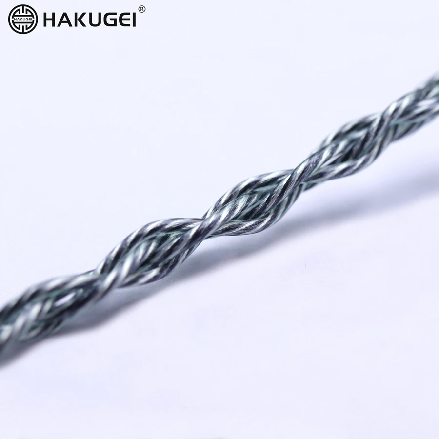 الجرافين-النحاس والفضة الهجين سماعة كابل قاعدة (تكنولوجيا النانو أنبوب الألياف الجرافين) 144 الأساسية * 0.05 مللي متر 22awg OD:1.23 مللي متر