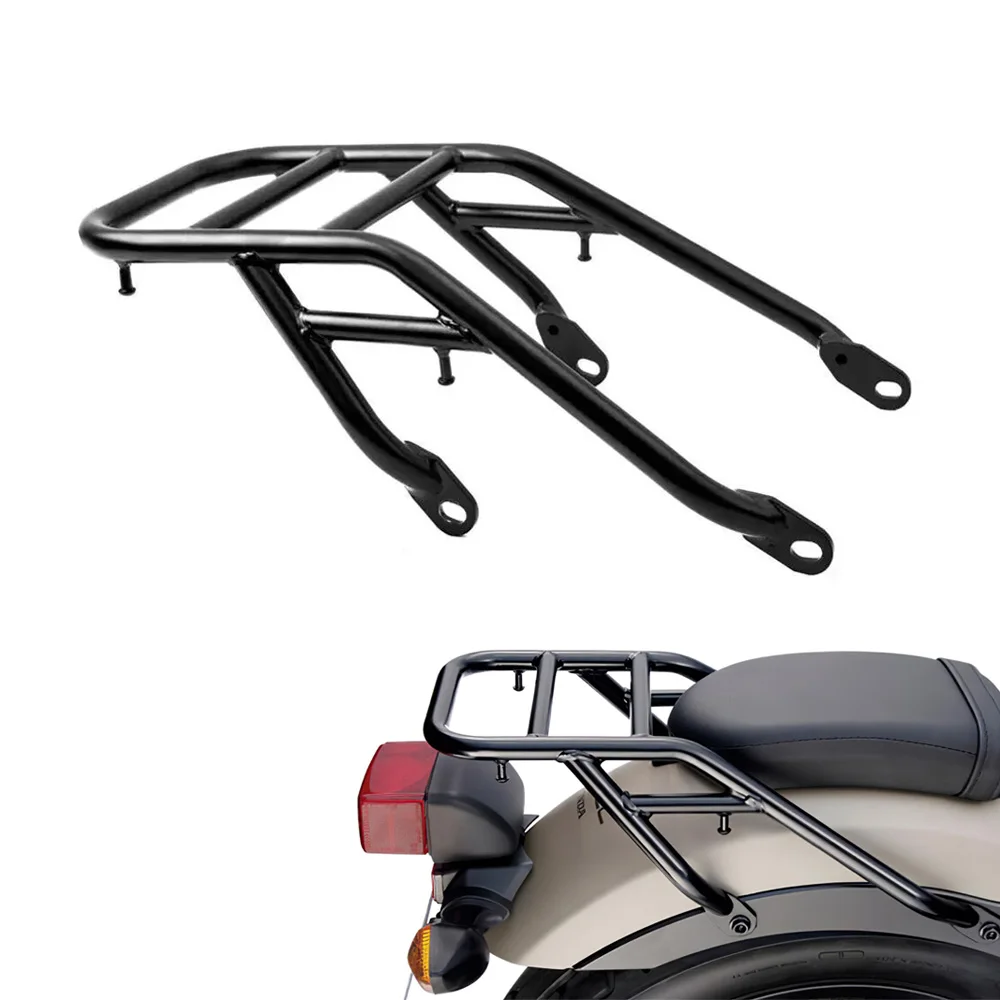 

Motorcycle Rear Carrier Cargo Luggage Rack Passenger Grab Handle for Honda REBEL CMX500 CMX300 2016-2020 Accessories