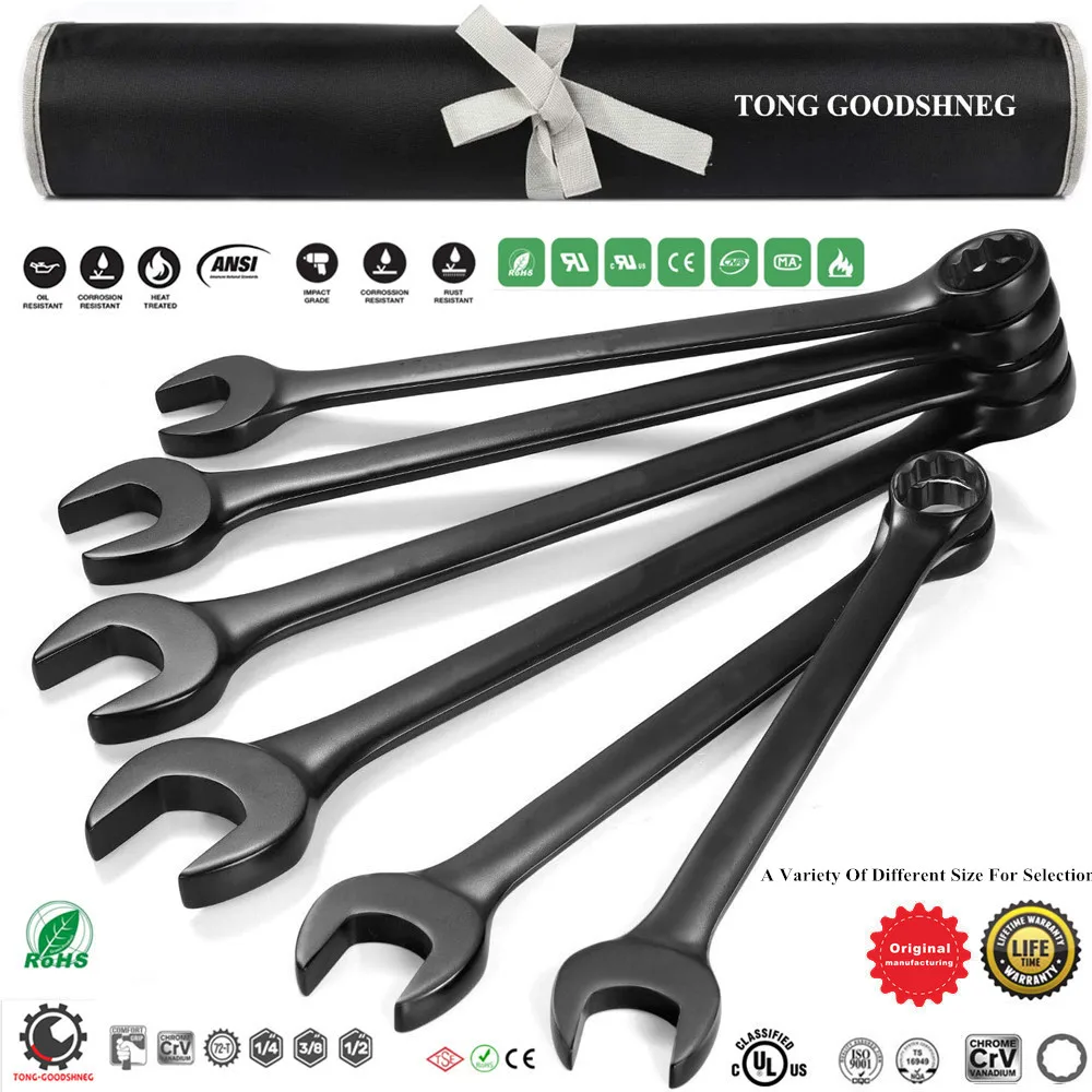 

Combination Wrenches Set Car Repair Set Wrenches Ratchet Spanners Wrench Sets,Black electrophoretic coating Hand Tools,Gifts