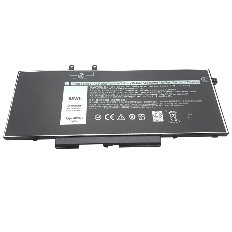 LMDTK New 4GVMP 7.6V 68WH Laptop Battery For Dell Latitude 5400 5410 5500 Precision 3540 3550 Inspiron 7590 2-in-1 Series