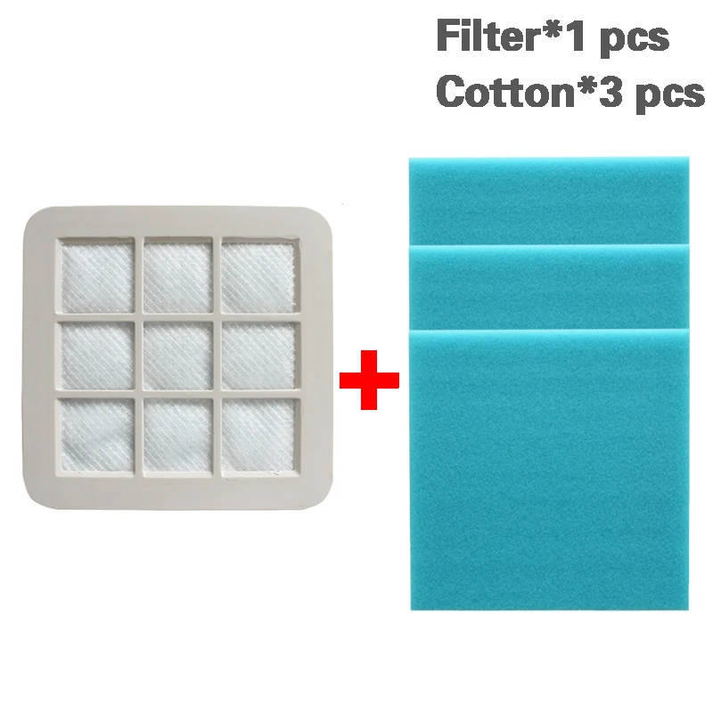 ใหม่ HEPA + ผ้าฝ้ายสำหรับ Philips FC5828 FC5826 FC5830 FC5823 FC5822 FC5228 FC5226 FC5225เครื่องดูดฝุ่นอุปกรณ์เสริม